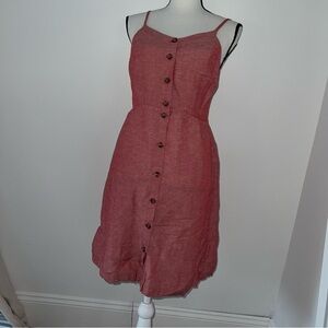 Esmara NWOT linen & viscose dress spaghetti strap size Small
